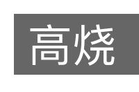 高烧的意思