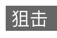 狙击的意思