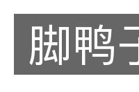 脚鸭子的意思