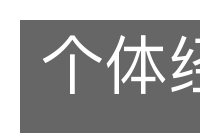 个体经济的意思