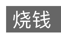 烧钱的意思