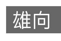 雄向的意思