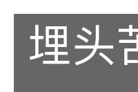 埋头苦干的意思