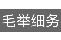 毛举细务